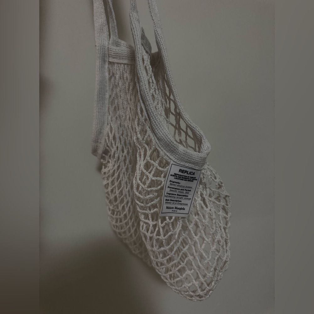 White Mesh Tote Bag Maison Margiela New